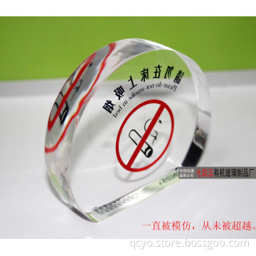 Acrylic no smoking sign board 2014 new products
